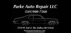 Parke Auto Repair LLC $200 Certificate #1685