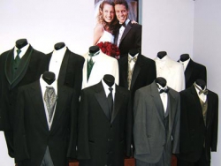 The Dalles Wedding Place $100.00 towards any Tuxedo or Suit Rental #1028