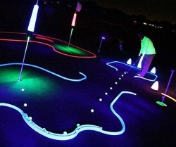 The Dalles Athletic Club Glow-In-The-Dark Miniature Golf (for 16 people or less) 834 