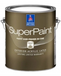Sherwin Williams 1 gallon "SuperPaint" Exterior Latex Satin Paint  #86