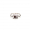 JD Smith Jewelers 14K White Gold Ring with 1/3 carat total weight Cocoa and White Diamonds 1565