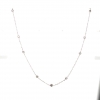 JD Smith Jewelers 14K White Gold ‘Diamonds by the Inch’ Necklace with 1/5 CTW Diamonds 1566